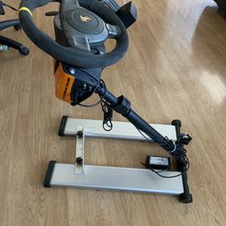 Fanatec Porsche 911 GT3 RS Steering Wheel, Shifter Console Racing Sim & Pro Stand, Club Sport Pedals Available 