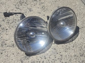 Jeep JK Headlights w/LED Bulbs