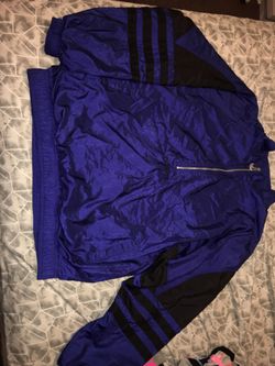 vintage retro adidas wind breaker