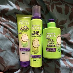 New Garnier Fructis Curly Hair Product Bundle
