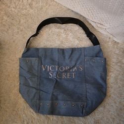 Medium Victoria's Secret Studded Jean Bag