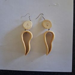 Custom Made Wooden Earrings 