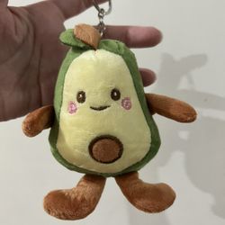 Avocado Guacamole Guac Keychain Plushie Stuff Animal