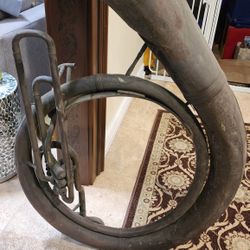 Antique 1889 Henry distin sousaphone tuba instrument