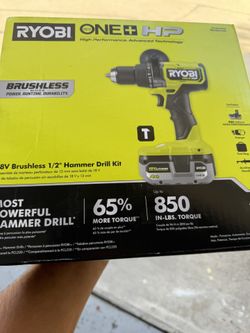 Ryobi Hammer Drill Brand New
