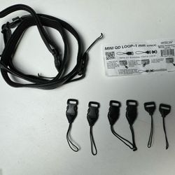 Black Leather Camera Strap w/ Extra Loops