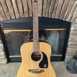 6 String Epiphone Acoustic Guitar 