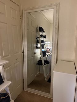 Big Mirror with white frame