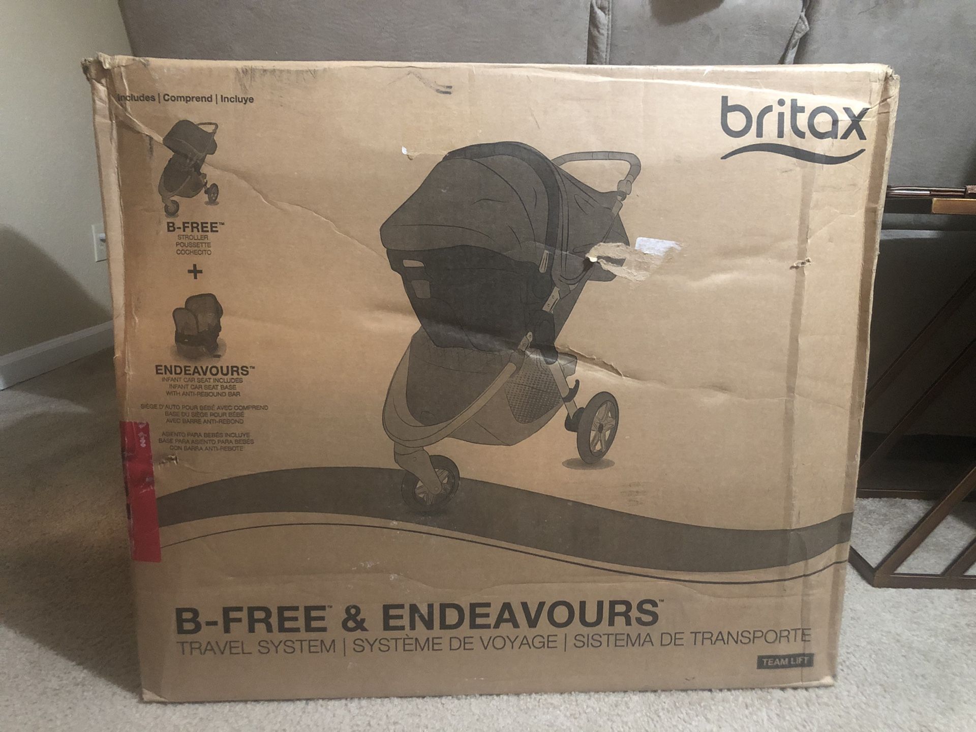 Infant car seat + stroller (Brand new )