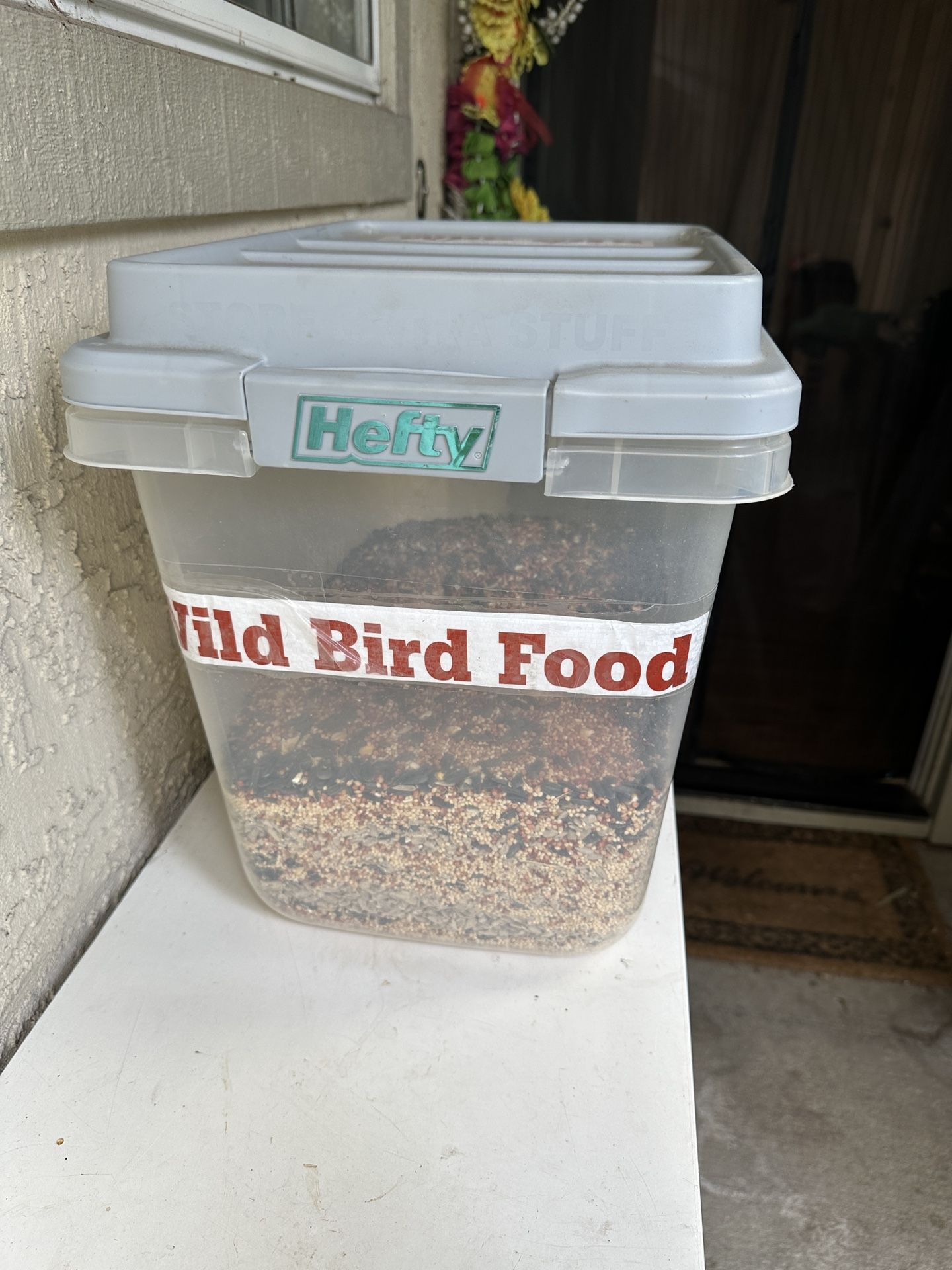 Free — Wild Bird Food — Storage Bin Included