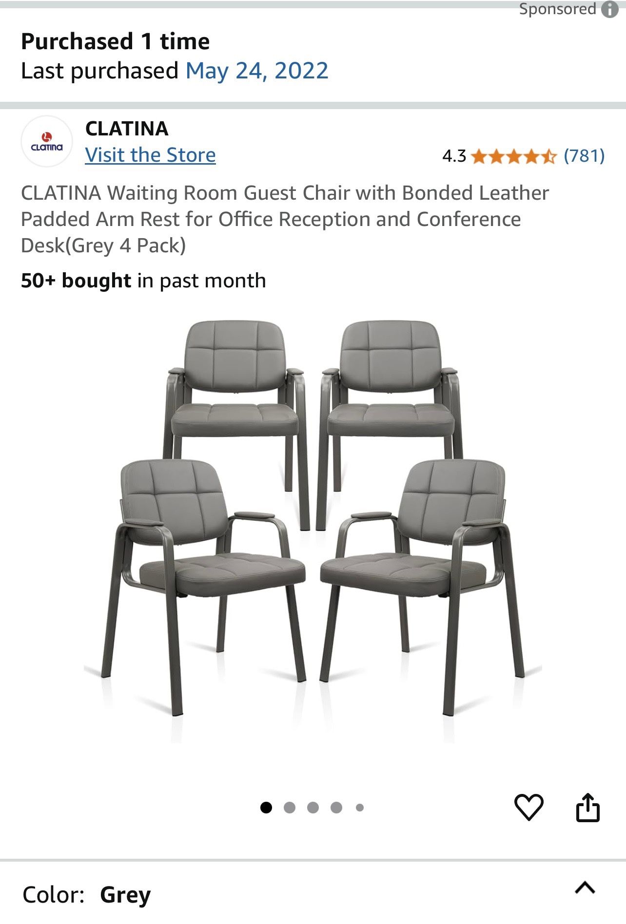 4 Office Chairs