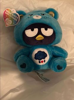 Badtz Maru Hello Kitty x Care Bears blue plush