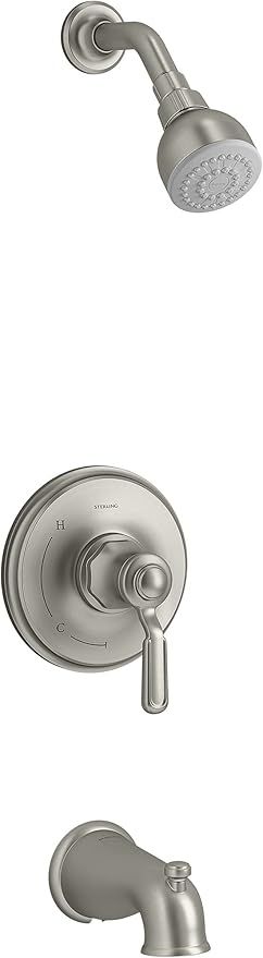 NEW - KOHLER Ludington Bath And Shower Faucet Trim Set Brushed Nickel - Retail $95