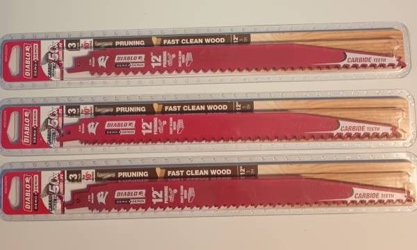 12" Demo Demon Carbide Teeth Reciprocating Saw Blades-SAWZALL BLADES - $20 (Harahan)