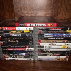 Many Different PlayStation 3 Video Games PS3