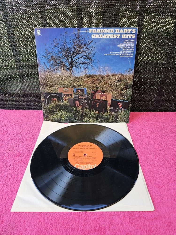 Freddie Hart's Greatest Hits Capitol Records Album 1974 Vinyl LP