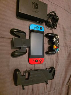 Nintendo switch with accessories. Great condition, no drift.
