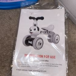 Kids Balance Bike Dog 