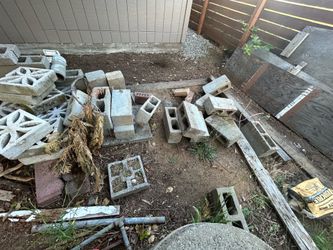 Free bricks and footing land scape bricks