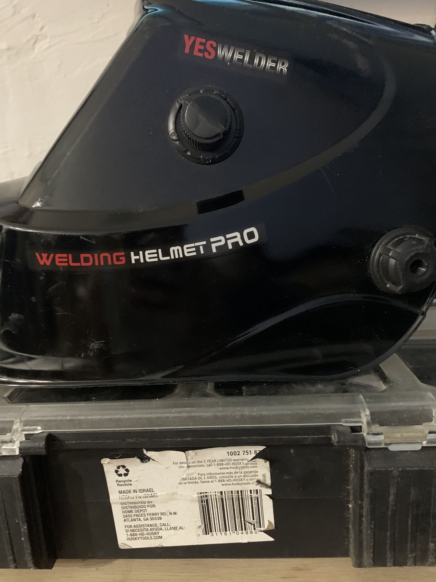 YESWELDER True Color Solar Powered Auto Darkening Welding Helmet, Wide Shade 3.5/9-13 for TIG MIG ARC Grind Welding Hood Helmet $20