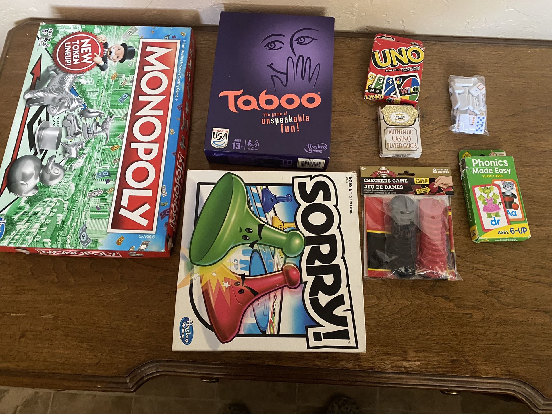 Board Games 5$ A Peice