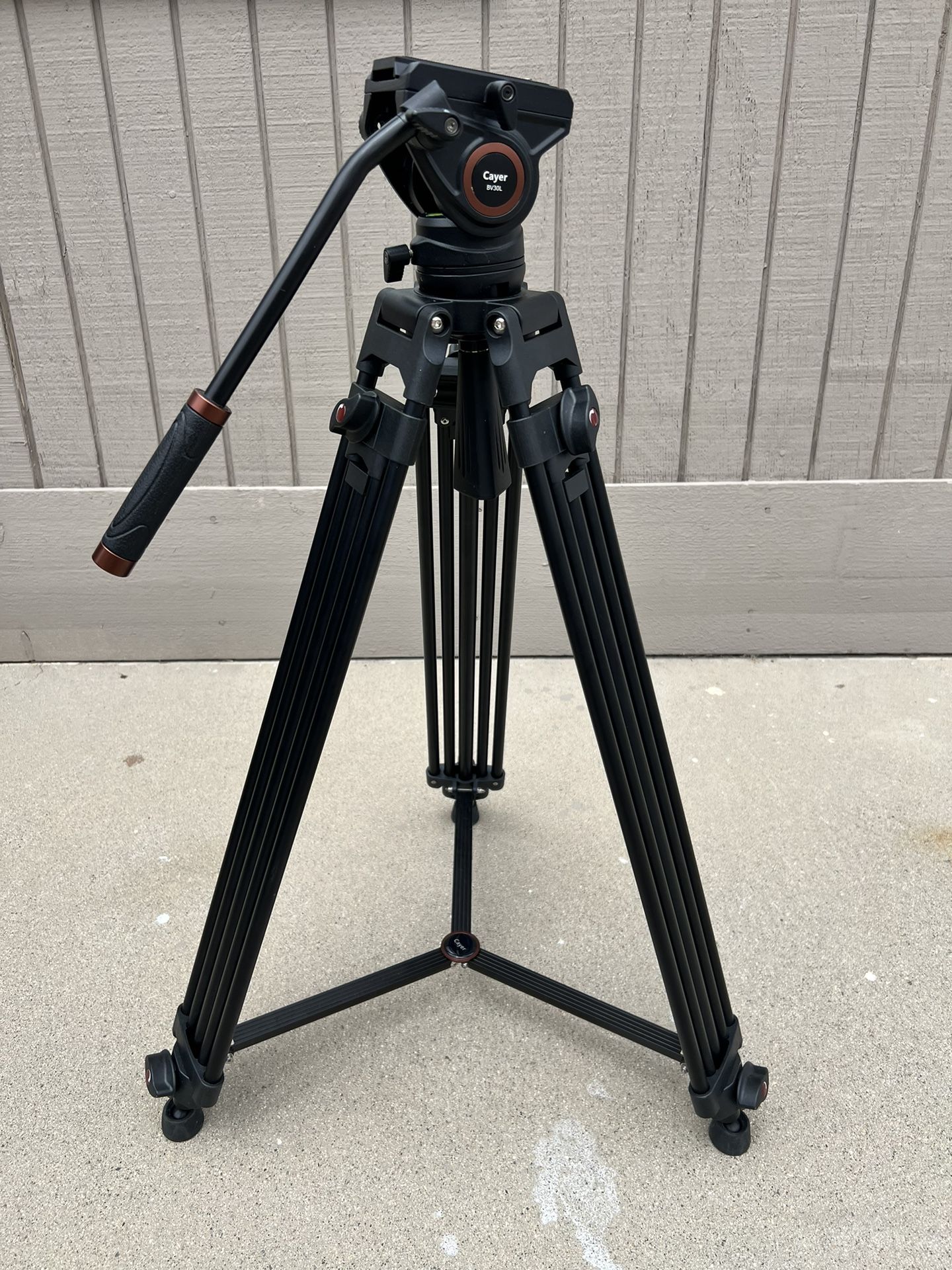 Cayer BV30L Video Fluid Head 72” Tripod