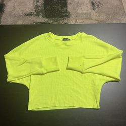 H&M Sweaters | Neon Sweater | Color: Green/Yellow