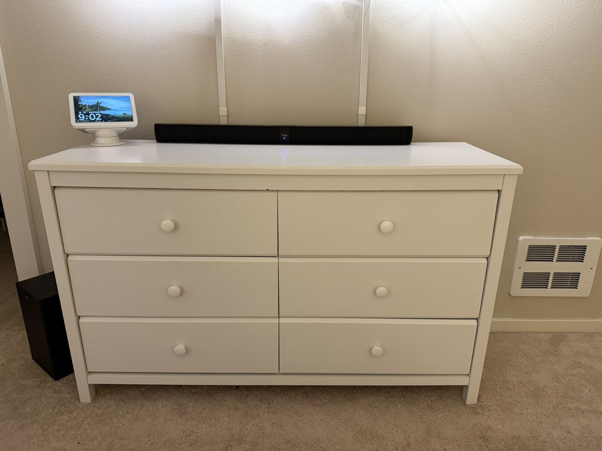 6 Drawer Double Dresser