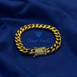 10MM Cuban link Bracelet