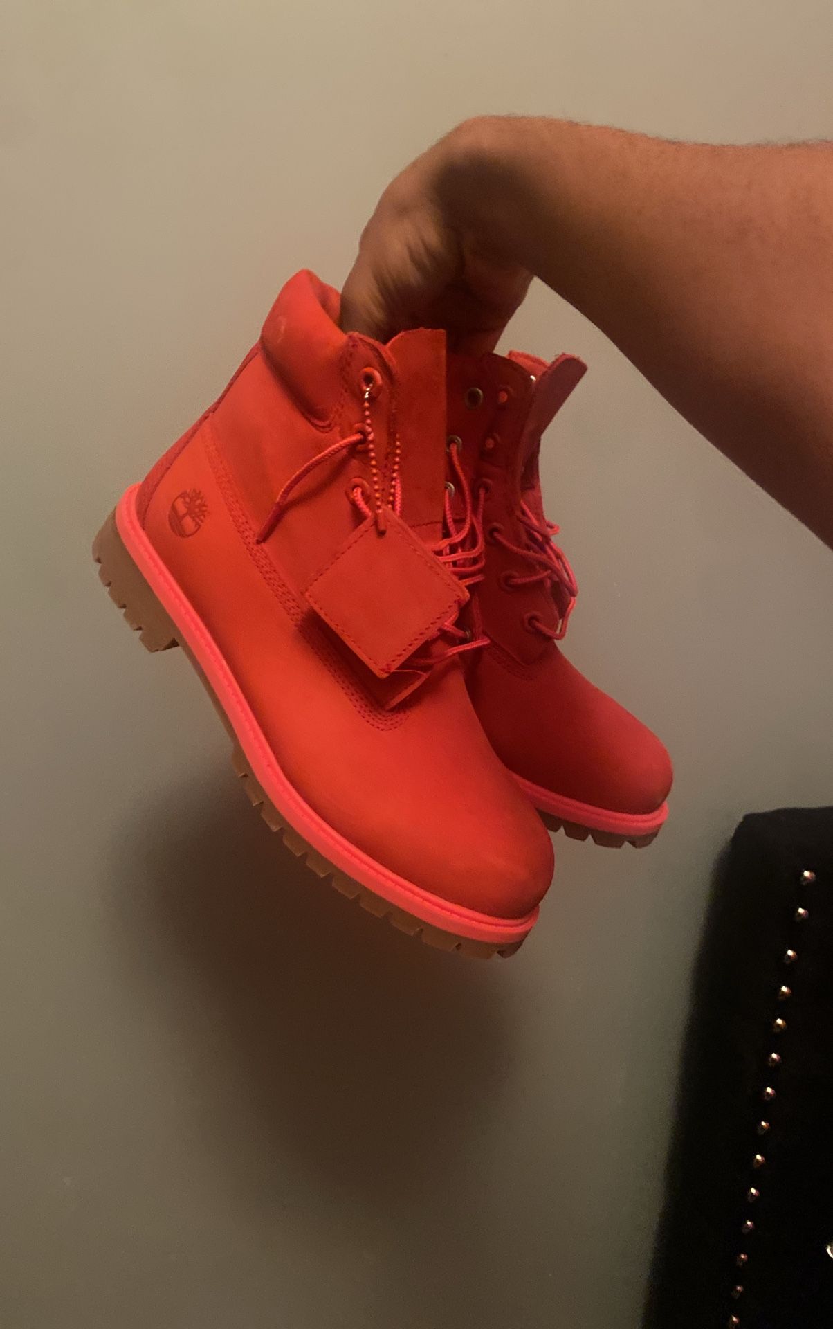 Red Timberland Boots