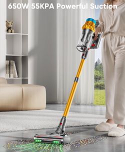 Cordless Vacuum Cleaner, 650W/55KPA/70 Mins
