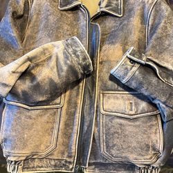 Leather, Aviation Jacket