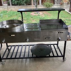 griddle taco cart / carrito para taquero