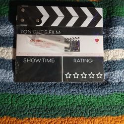Chalk Board Movie Slate 