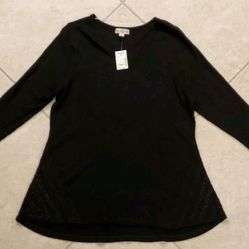 Womens Live & Let Live Long Sleeve Shirt Size 1X Black