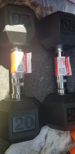Weider-total of 40lb dumbbell set -New Never Used