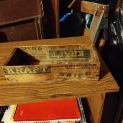 12 By 3 Antique Kraft Cheese Box