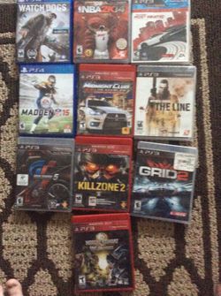 Ps3/ps4 games