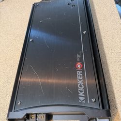 Car Amplifier Kicker 1500 series ZX 1channel Monoblock 1650w RMS Class D for Bass only for Subwoofers 2 ohm amp 3000watts max peak power 