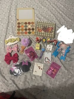 makeup and girl bow bundle