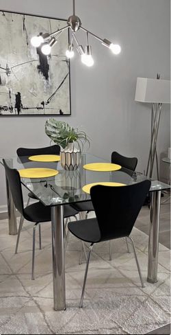 SILVER DINING TABLE 🩶 mesa de comedor plateada 🩶