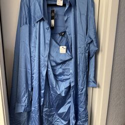 Fashion Nova Dress Set Blue