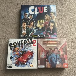 NEW STILL SEALED Skyfall 2 Clue by Hasbro Museum Heist  GAME LOT