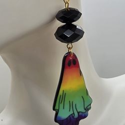 Rainbow Ghost Earrings
