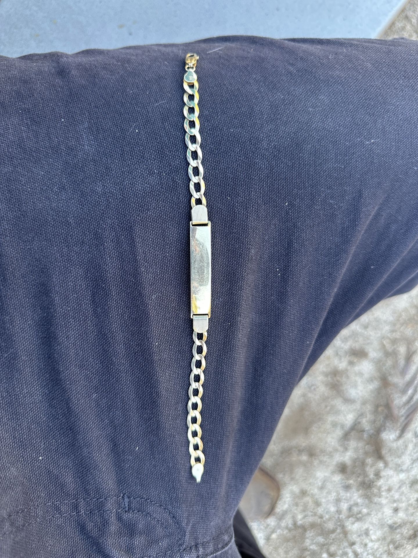mens esclava/ Id Bracelet 