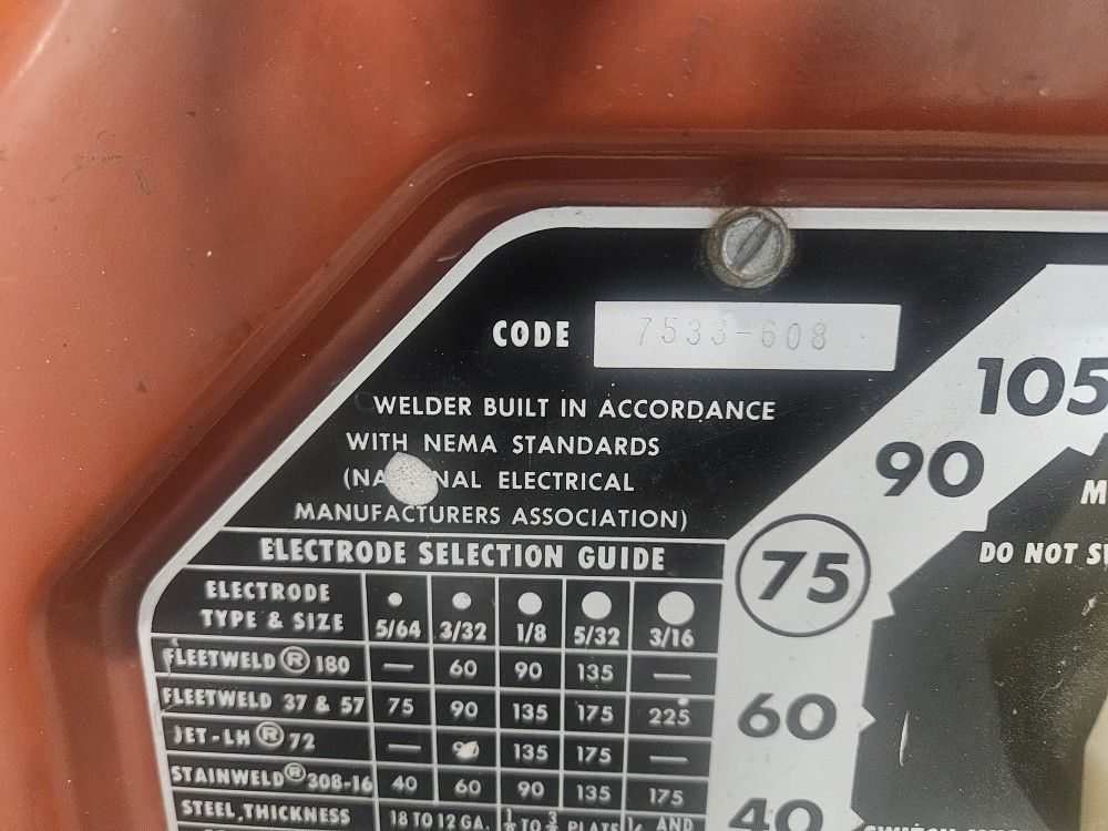 Lincoln Electric Tombstone Stone Stick Welder 