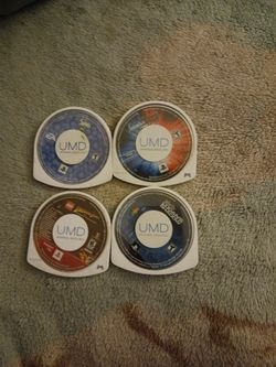 Lot of 4 PSP UMD Games Disc Only