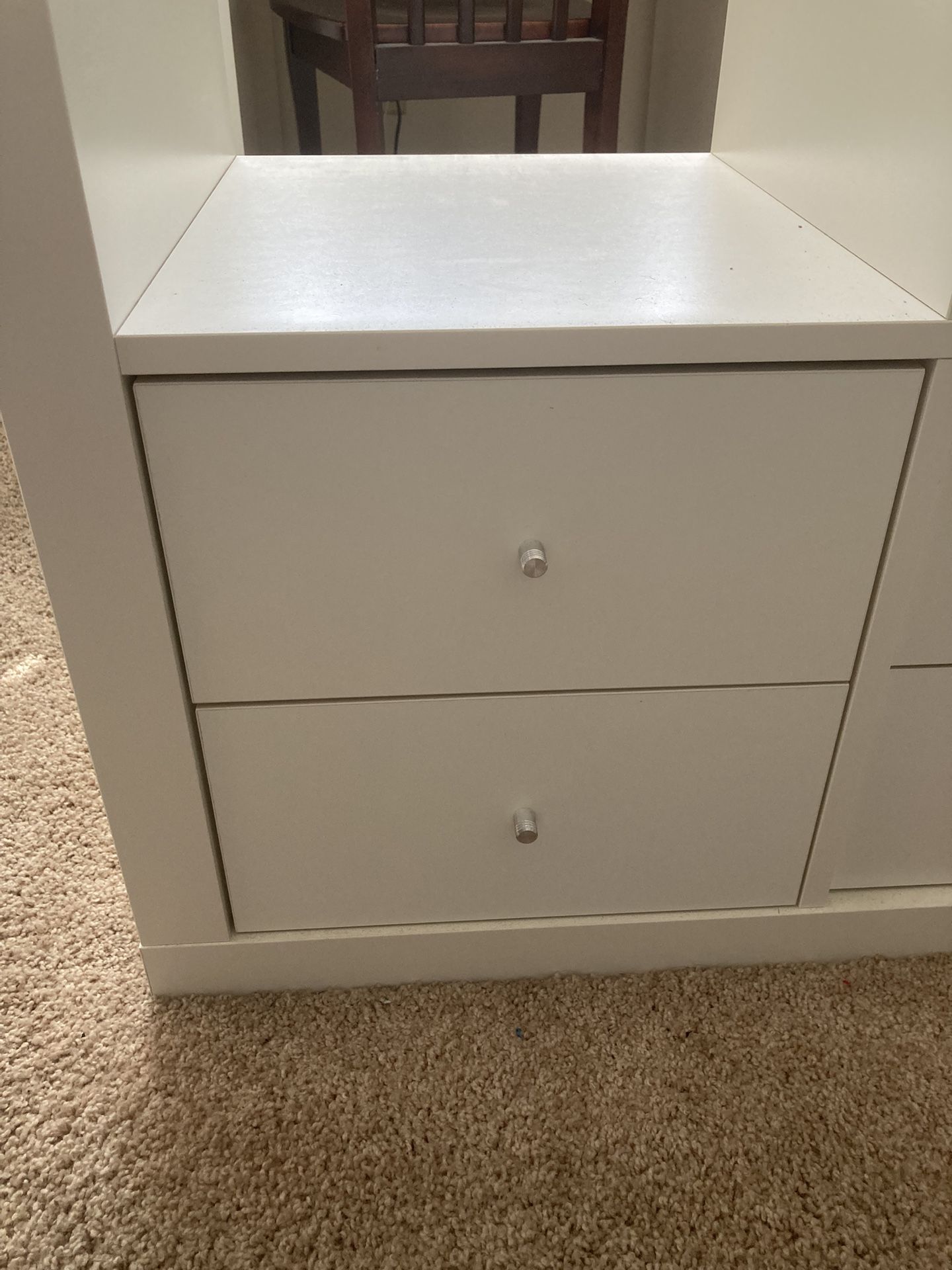 IKEA Kallax Insert With 2 Drawers White 13x13
