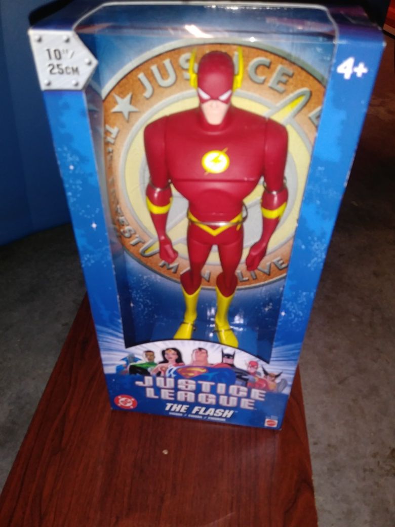 Flash Justice League 2003 Mattel 10" Figure