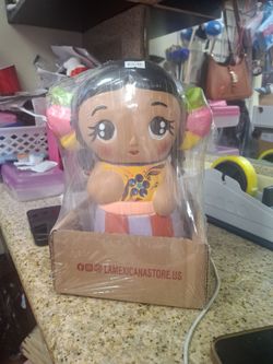 La Mexicana Store Decorative Doll Figure piggy bank